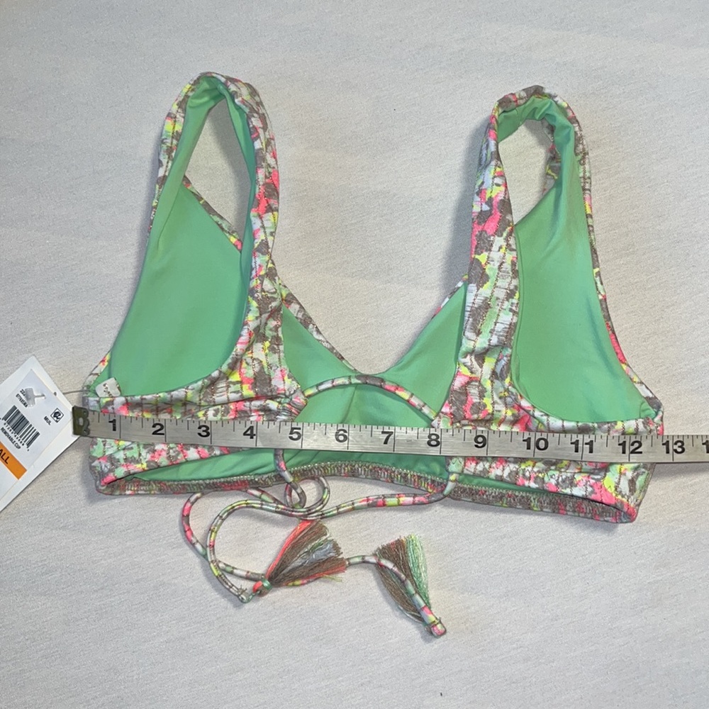 BECCA Multicolor Bikini Top Small - Picture 10 of 10